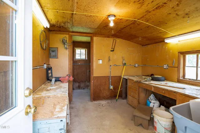 a very nice looking room with a large window