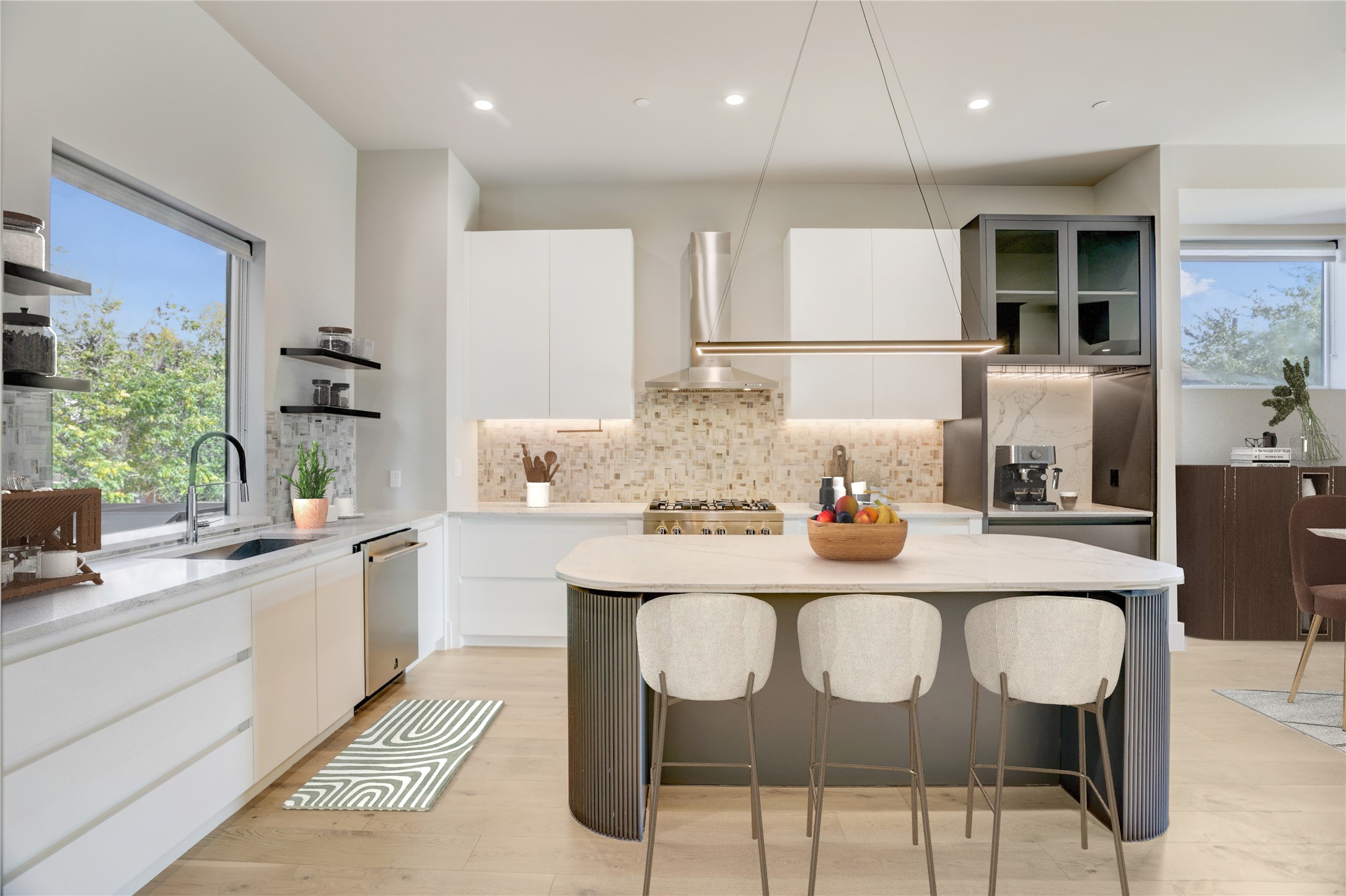 1116 Peden Street Houston, TX 77006 - Photo 14 of 48 Virtually Staged Kitchen