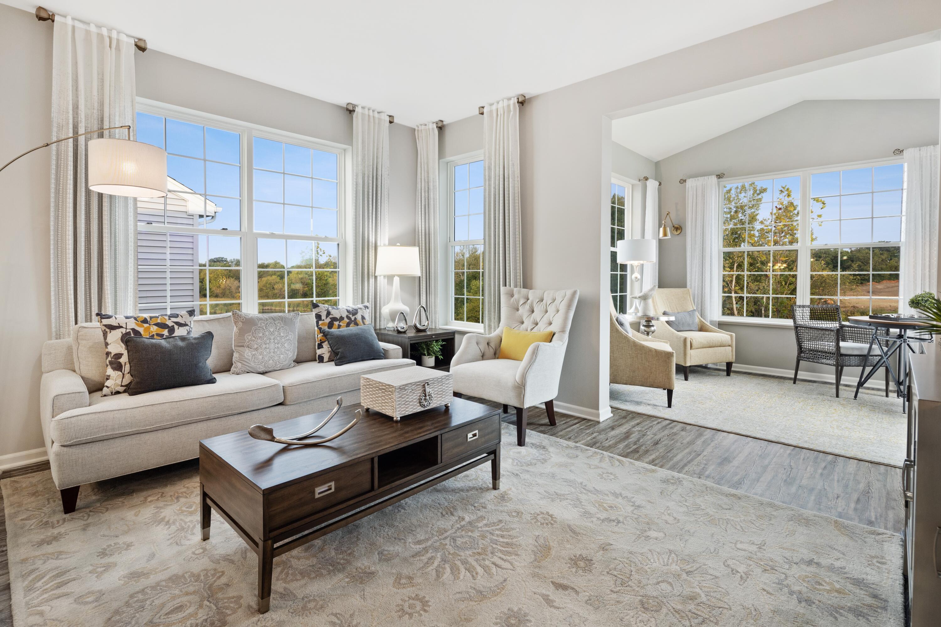 8468 Graystone Drive Lowell, IN 46356 - Photo 2 of 14 a living room with furniture and a large window