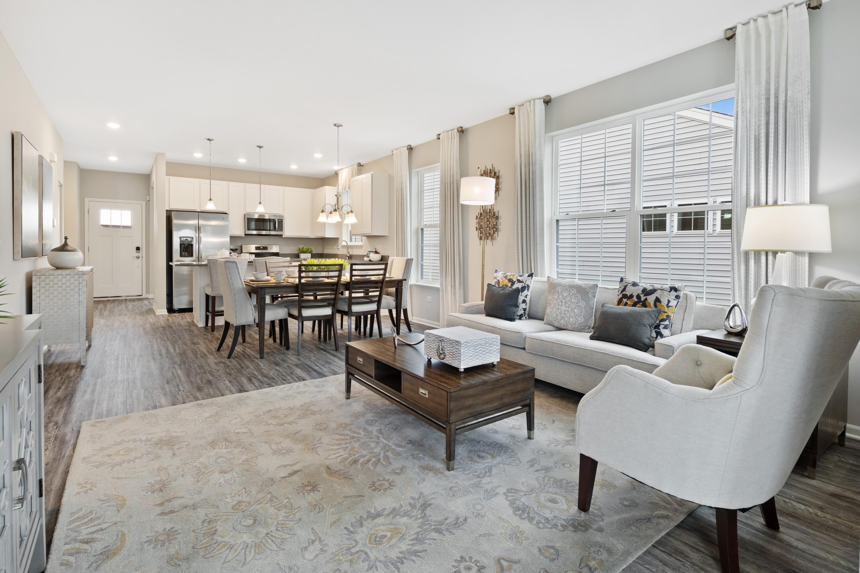 8468 Graystone Drive Lowell, IN 46356 - Photo 5 of 14 a living room with furniture and a large window