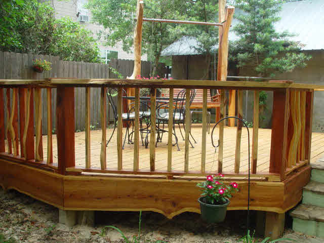 454 Equality Avenue, Unit A Fairhope, AL 36532 - Photo 4 of 16 Rustic deck