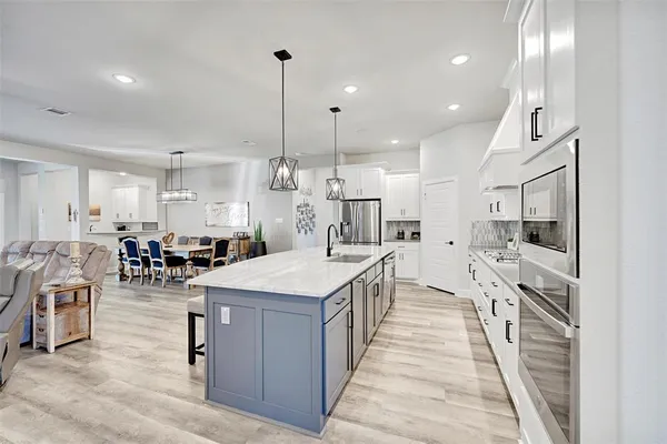 a outdoor space with lots of table and chairs