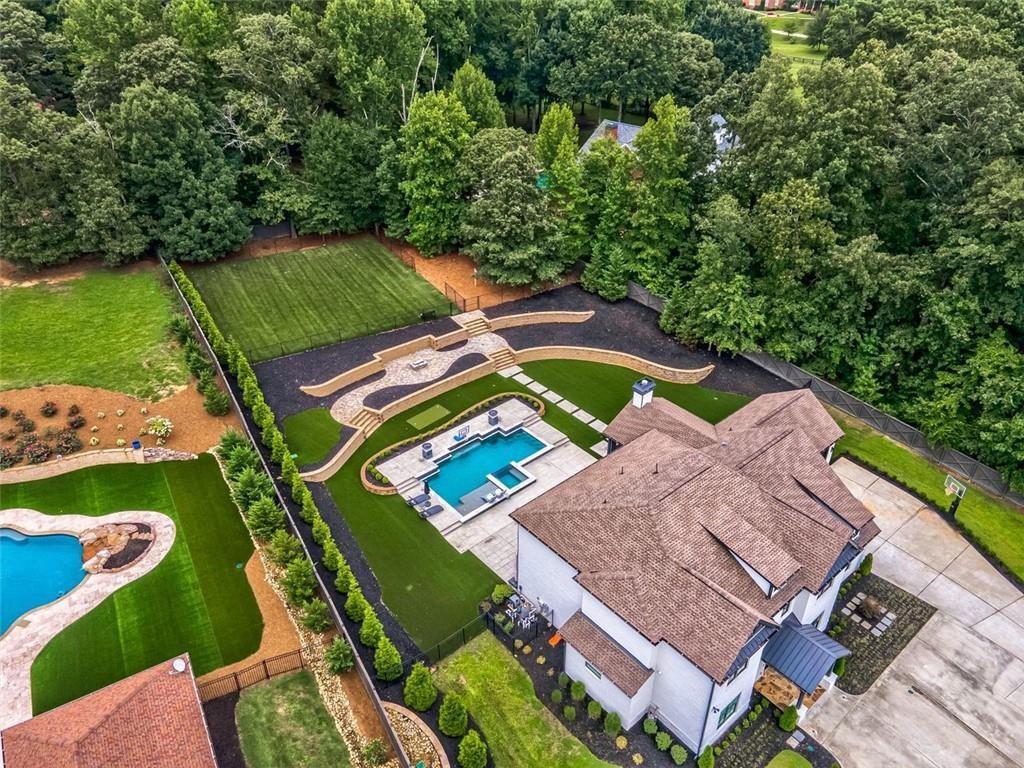 3020 Wallace Road Buford, GA 30519 - Photo 63 of 66 an aerial view of a house