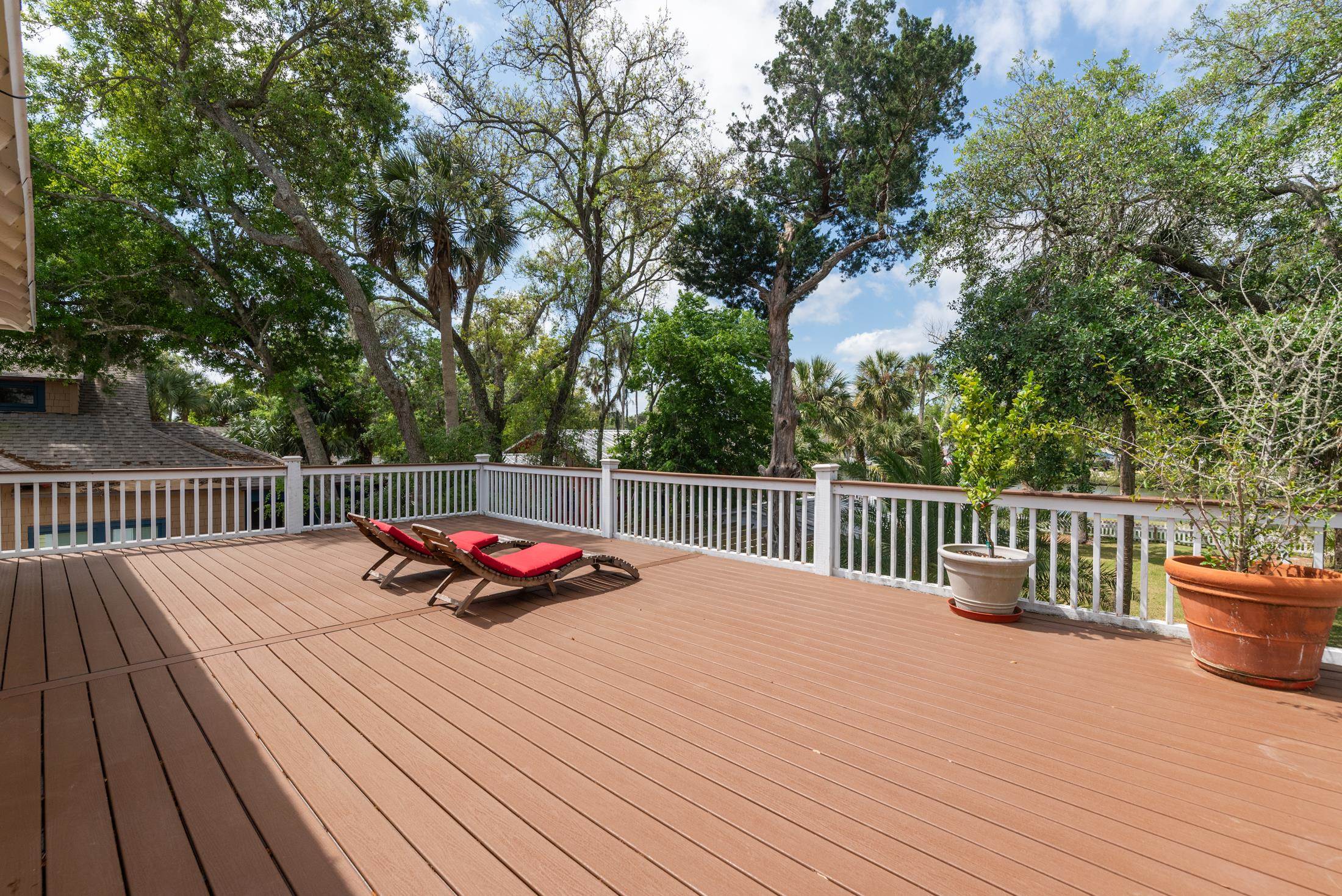 288 St George Street St. Augustine, FL 32084 - Photo 56 of 65 a view of balcony with wooden floor and seating space