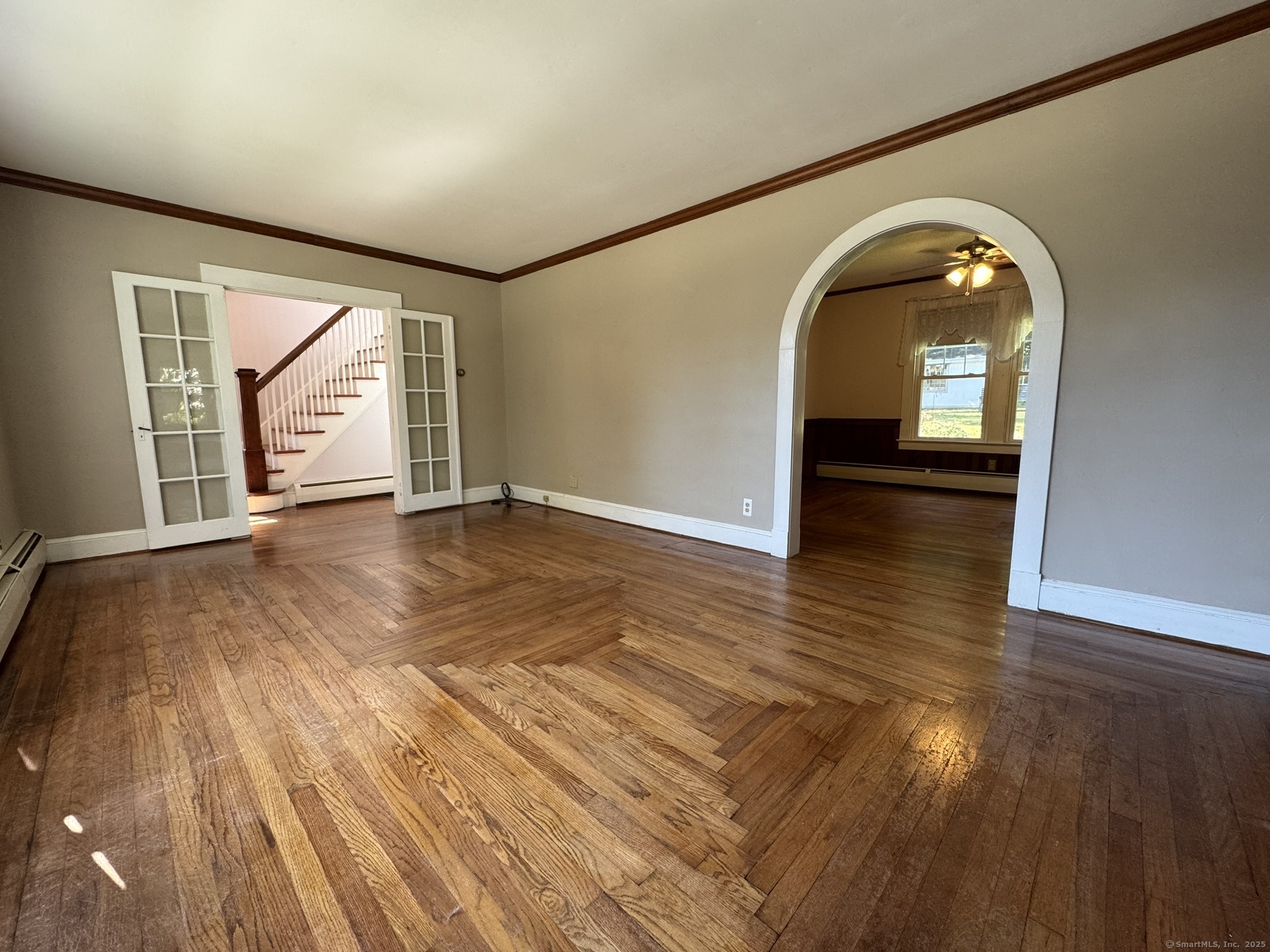 16 Park Place Meriden, CT 06451 - Photo 12 of 30 a view of a livingroom with wooden floor and window