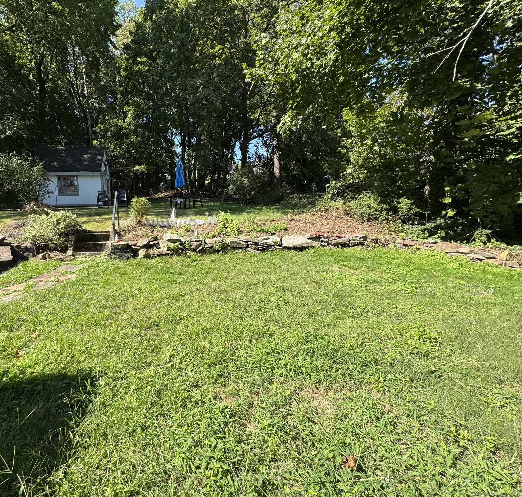 16 Park Place Meriden, CT 06451 - Photo 30 of 30 a view of pool with lawn chairs and large trees