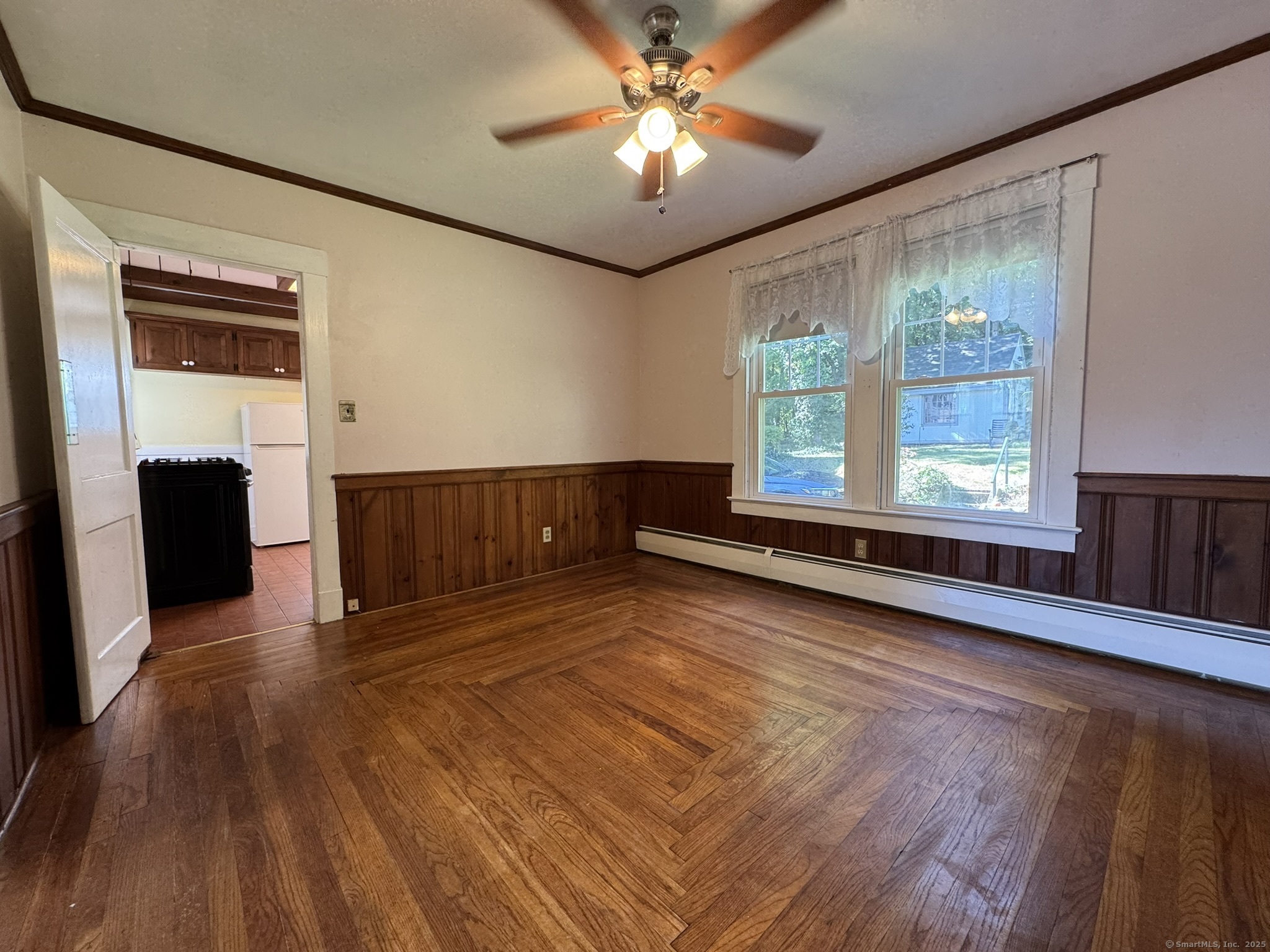 16 Park Place Meriden, CT 06451 - Photo 9 of 30 a view of a room with wooden floor and staircase