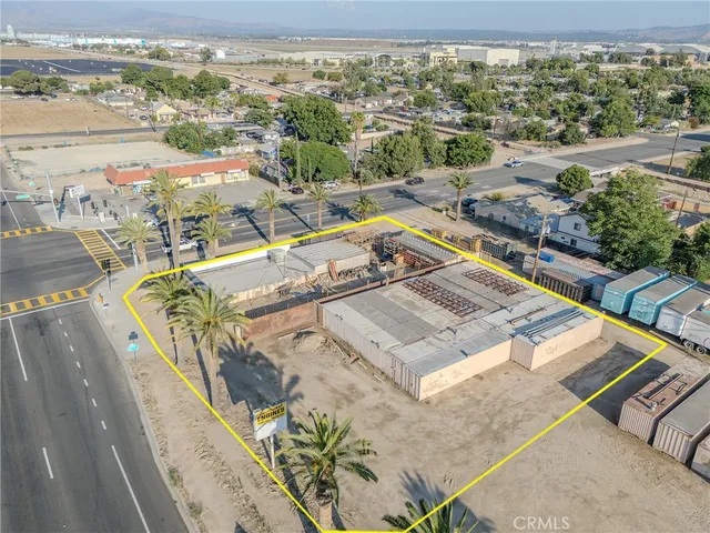 an outdoor view with patio