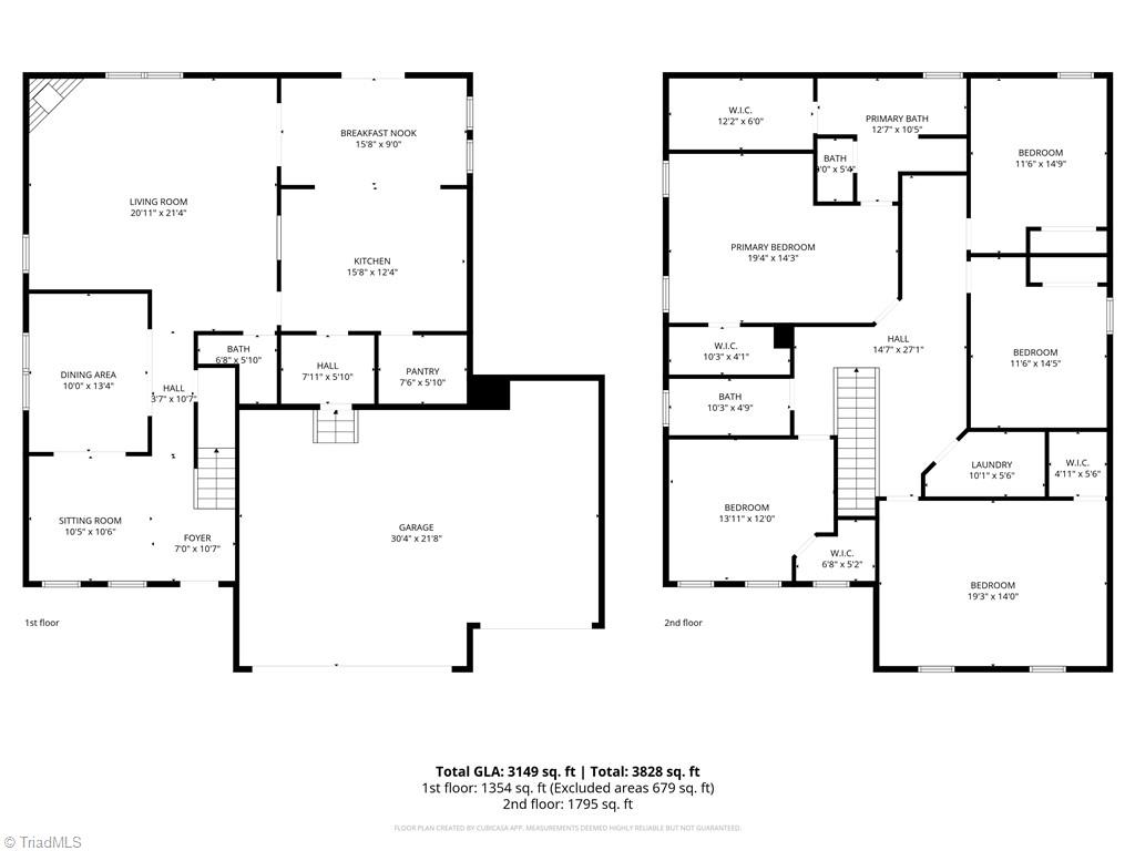 2681 Splitbrooke Drive High Point, NC 27265 - Photo 50 of 50 Floorplan provided for illustrative purposes only; buyer to verify.