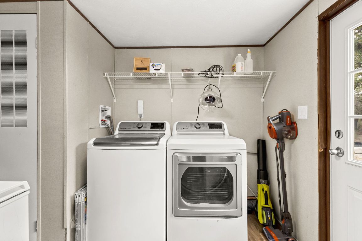 161 High Point Ridge Seguin, TX 78155 - Photo 18 of 23 Laundry/Utility Room big enough for second frig or freezer