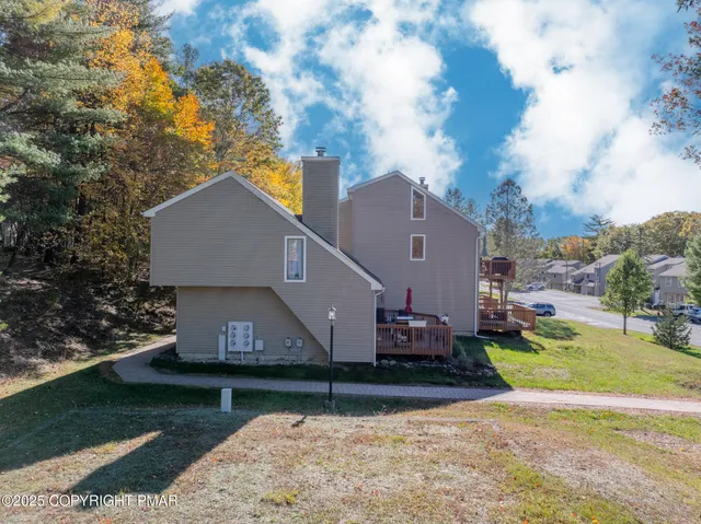 a house view with a garden space