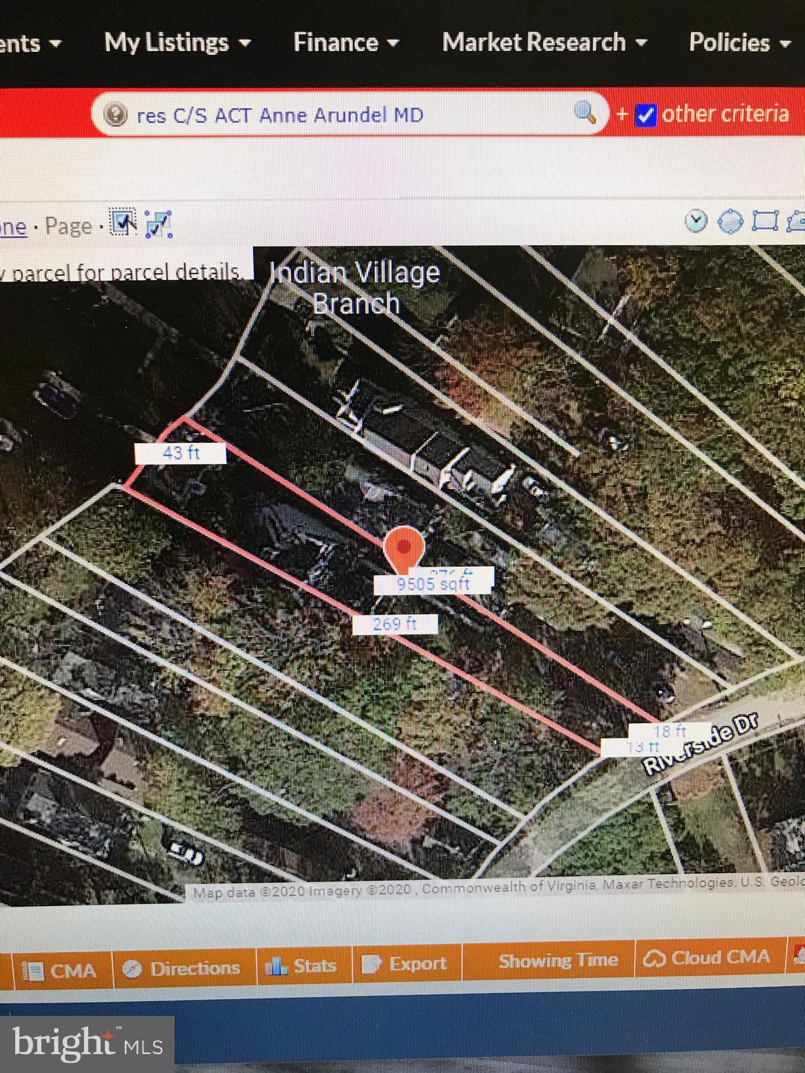 286 Riverside Drive Pasadena, MD 21122 - Photo 54 of 66 MLS property line photo