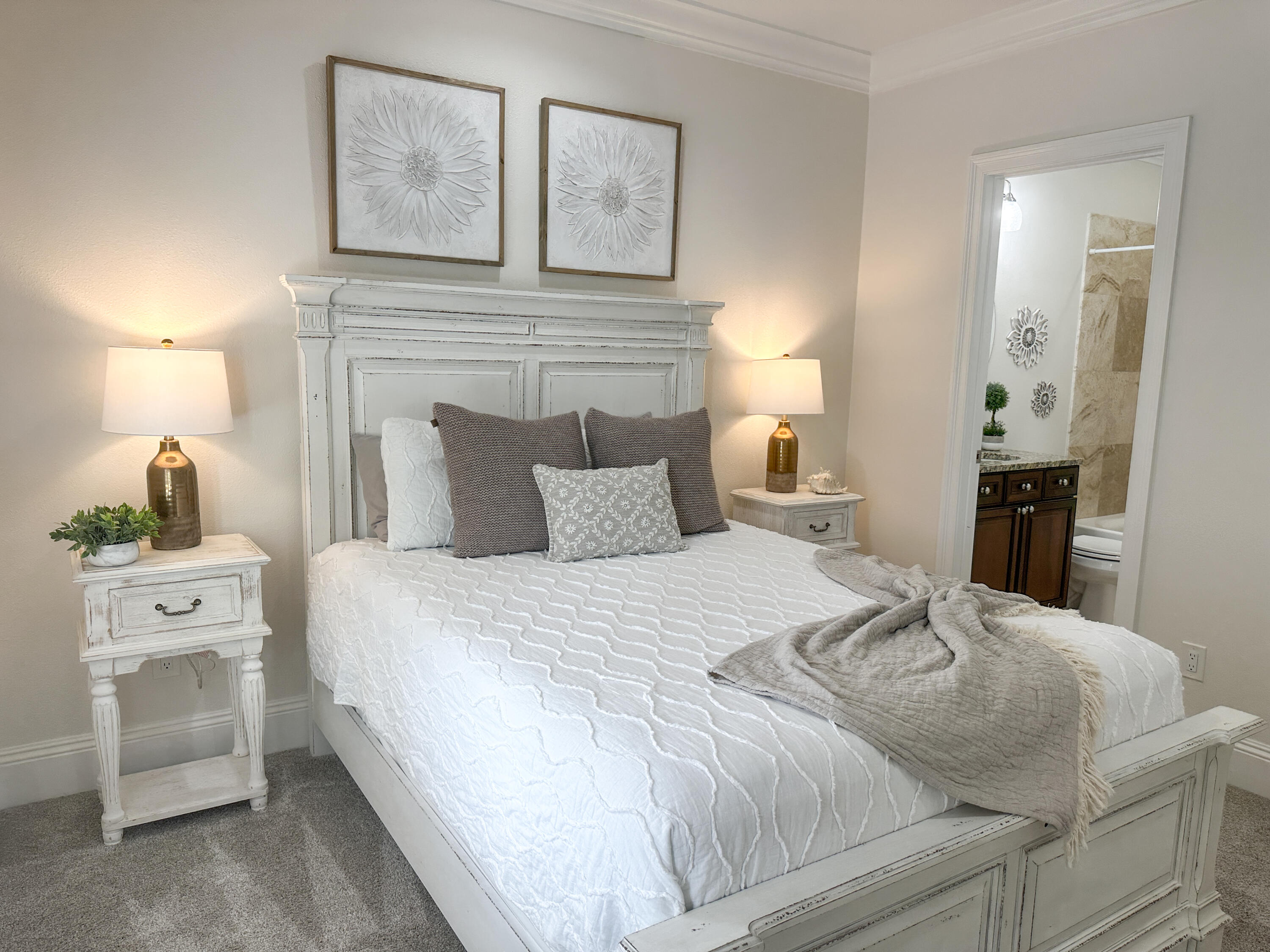 1893 Baytowne Loop Miramar Beach, FL 32550 - Photo 42 of 58 a bedroom with a bed and a lamp