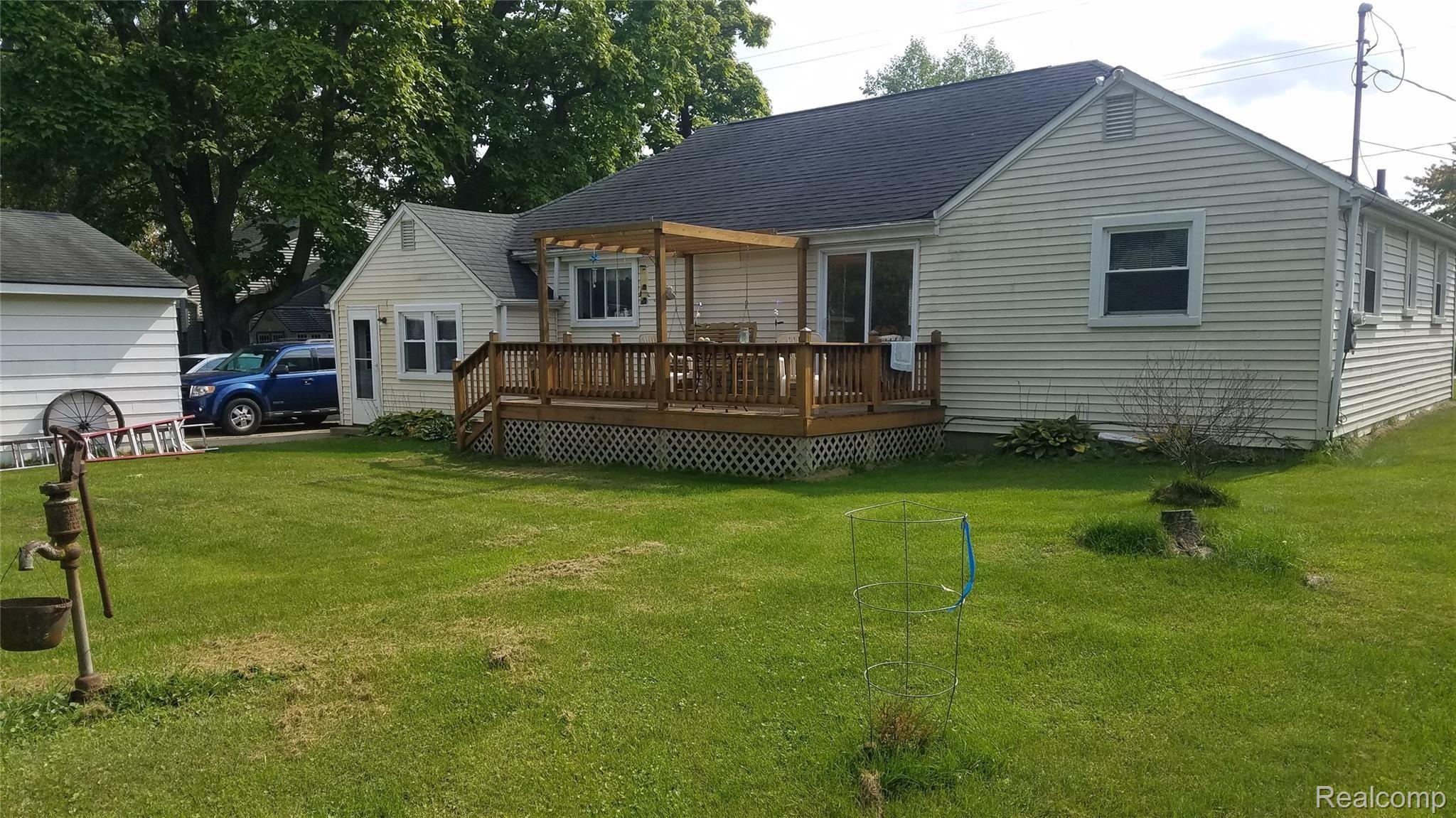 Back view from west