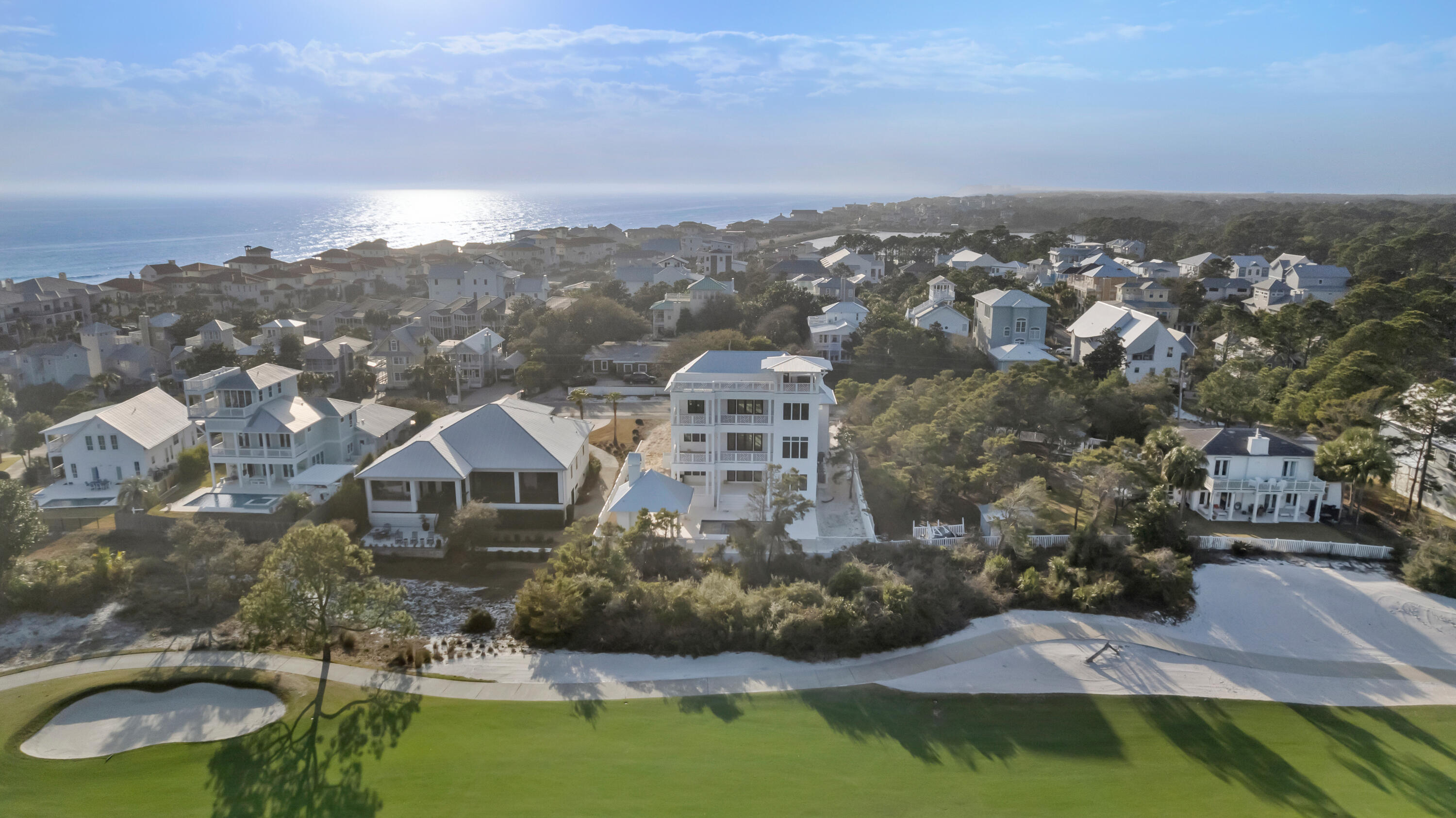 104 Allen Loop Drive Santa Rosa Beach, FL 32459 - Photo 5 of 27 Aerial Rear Elevation