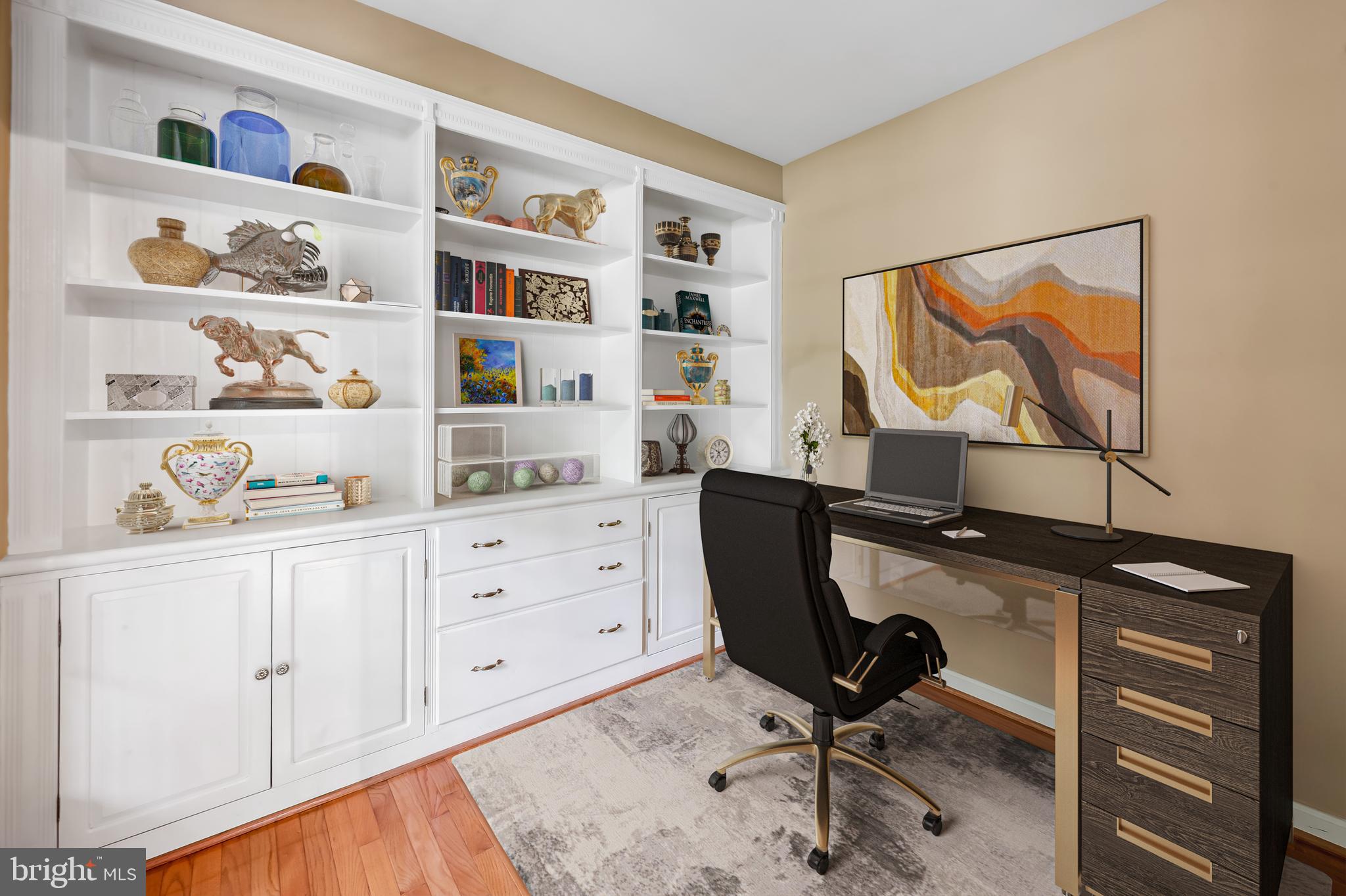 6902 Raven Lane Columbia, MD 21044 - Photo 10 of 47 a view of a workspace with furniture