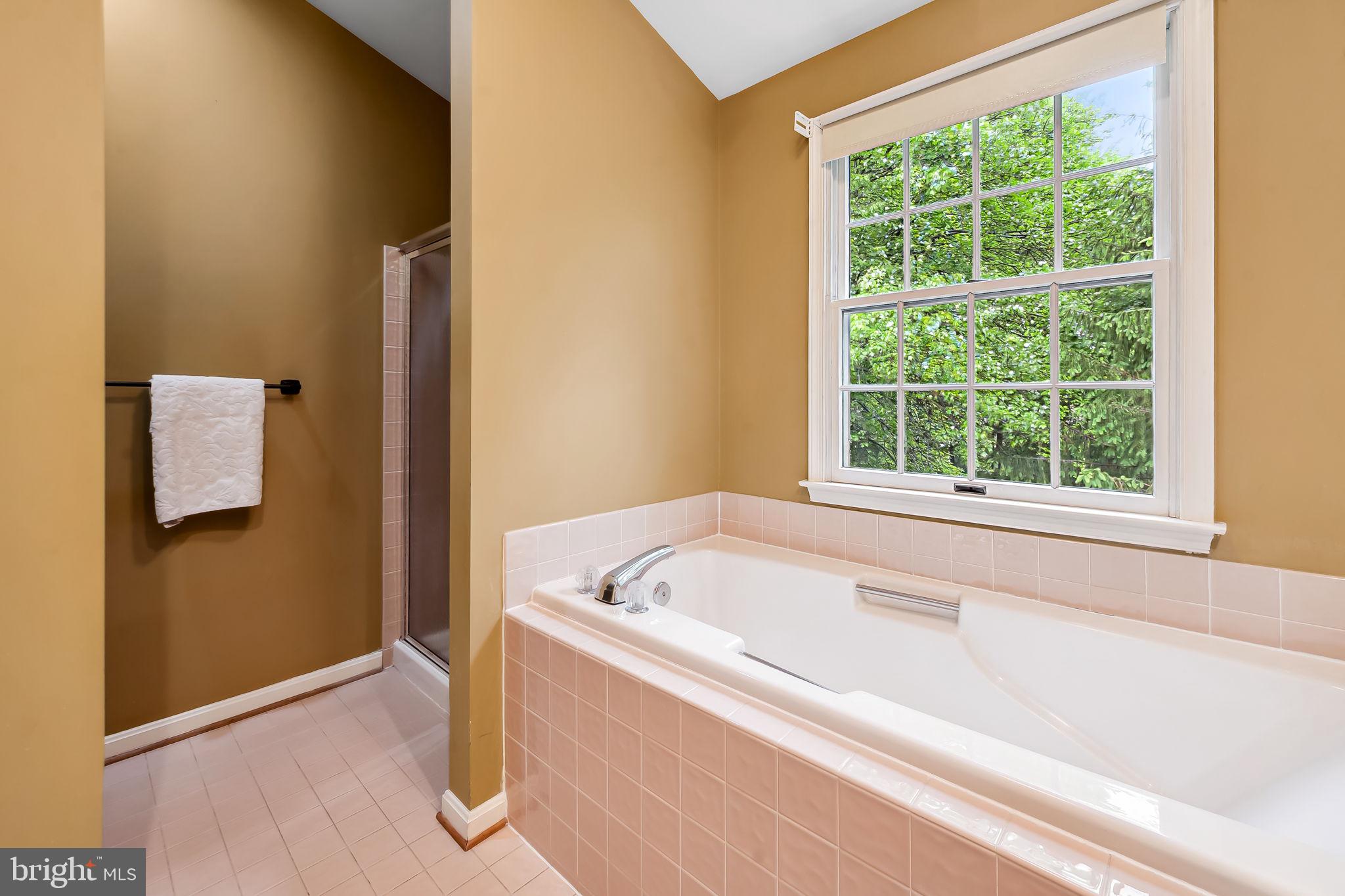 6902 Raven Lane Columbia, MD 21044 - Photo 29 of 47 a white bath tub sitting in a bathroom next to a window