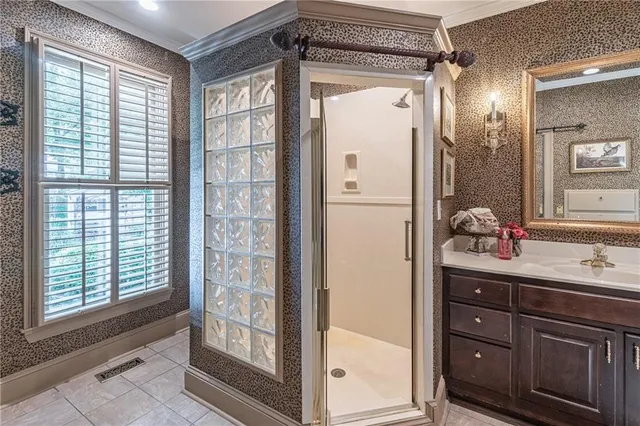 a white bath tub sitting in a bathroom
