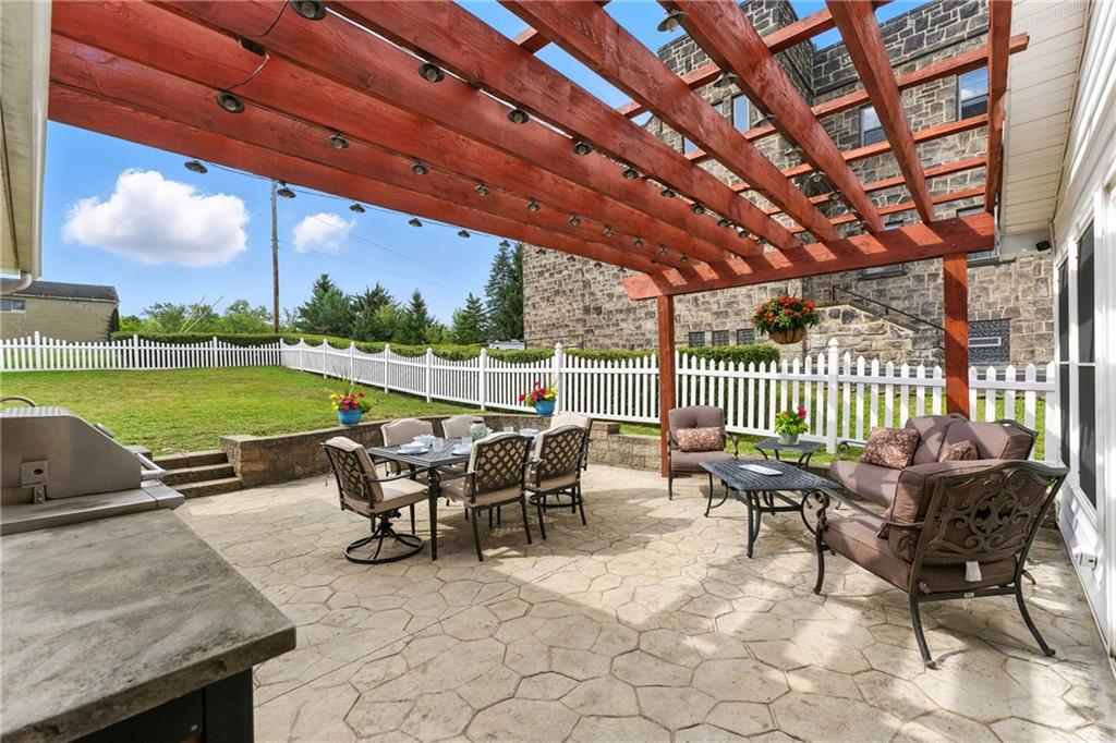 519 West Ridge Avenue Sharpsville, PA 16150 - Photo 41 of 48 a view of a patio with chairs and a table