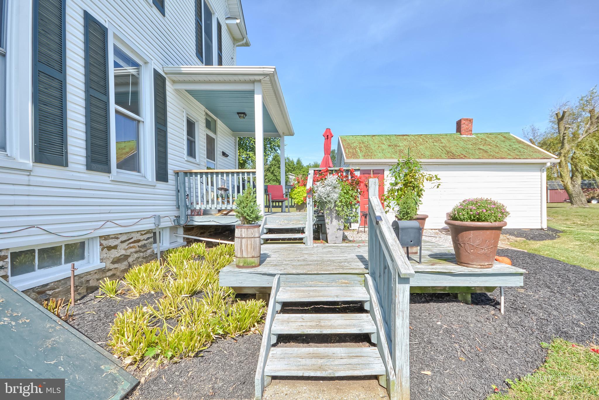 7229 Holter Road Middletown, MD 21769 - Photo 56 of 77 Rear porch/deck w/Summer kitchen