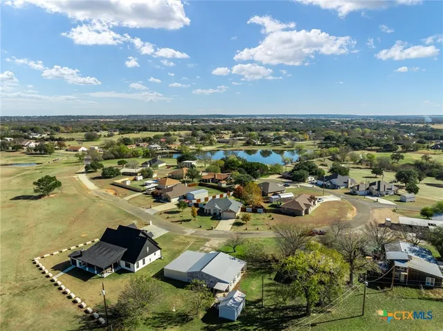 an aerial view of residential building with outdoor space