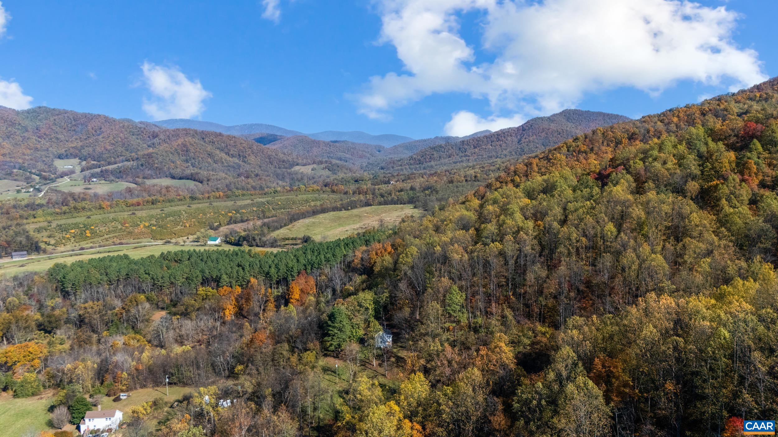 2728 East Branch Loop Roseland, VA 22967 - Photo 29 of 45 a view of a lake with mountains in the background