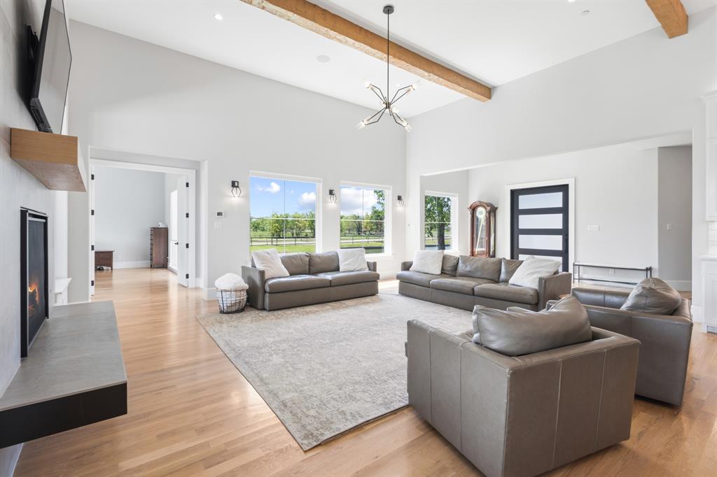 1285 Rimrock Drive Lucas, TX 75002 - Photo 9 of 37 a living room with furniture and a large window