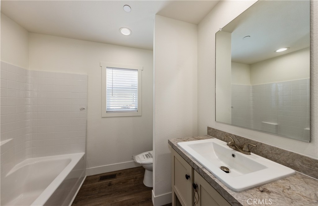 13435 Mesquite Road Whitewater, CA 92282 - Photo 25 of 29 a bathroom with a sink a toilet and shower