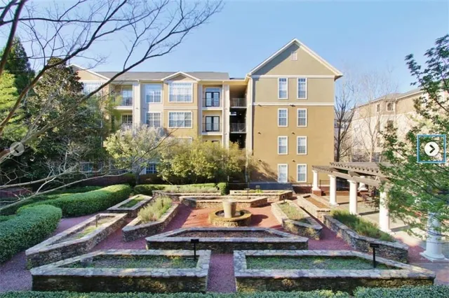 front view of residential houses with yard