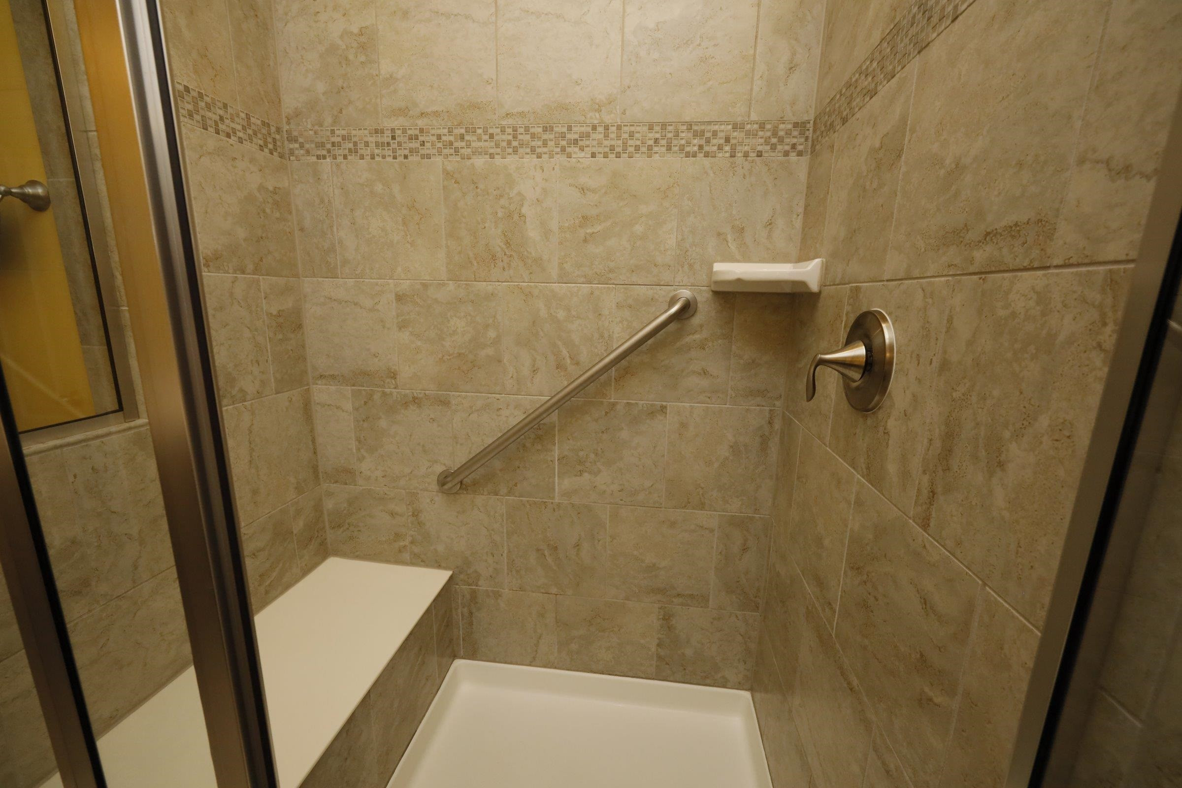 1241 Catch Fly Lane Durham, NC 27713 - Photo 17 of 44 a bathroom with a shower