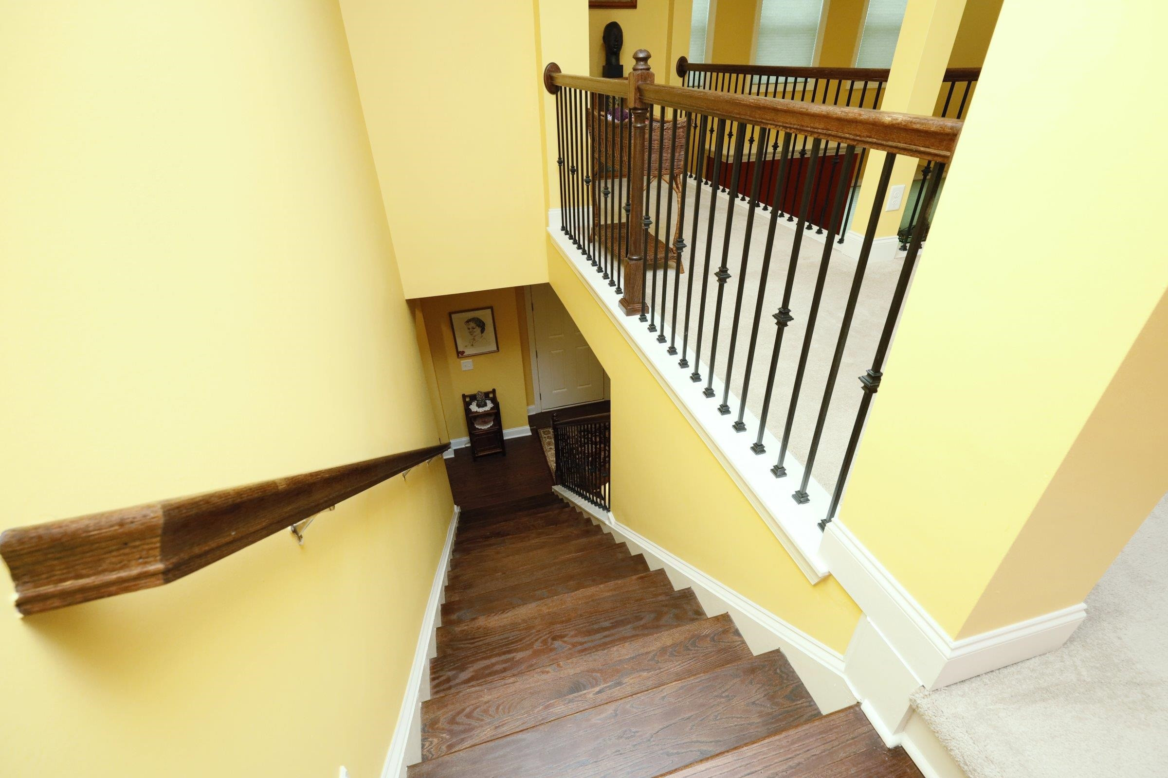 1241 Catch Fly Lane Durham, NC 27713 - Photo 27 of 44 a view of a balcony with wooden floor