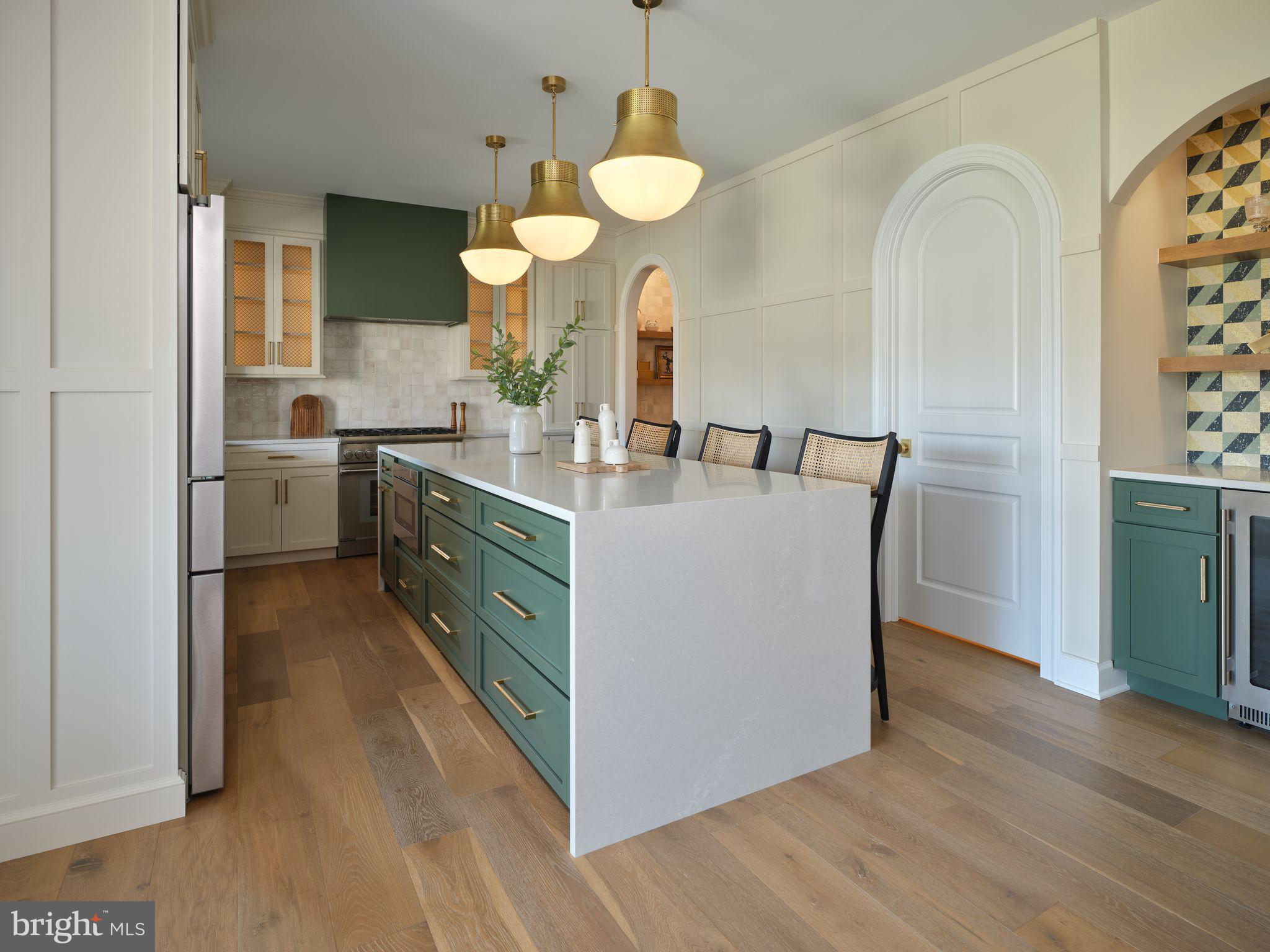 6 Inverness Drive Medford, NJ 08055 - Photo 11 of 62 a kitchen with sink cabinets and wooden floor