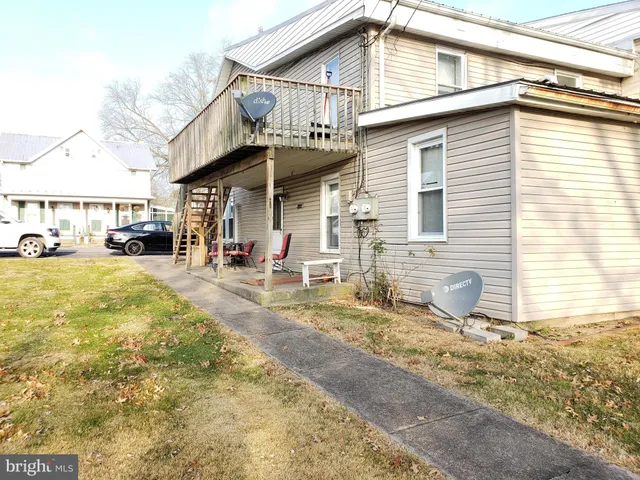 a view of a house with a patio