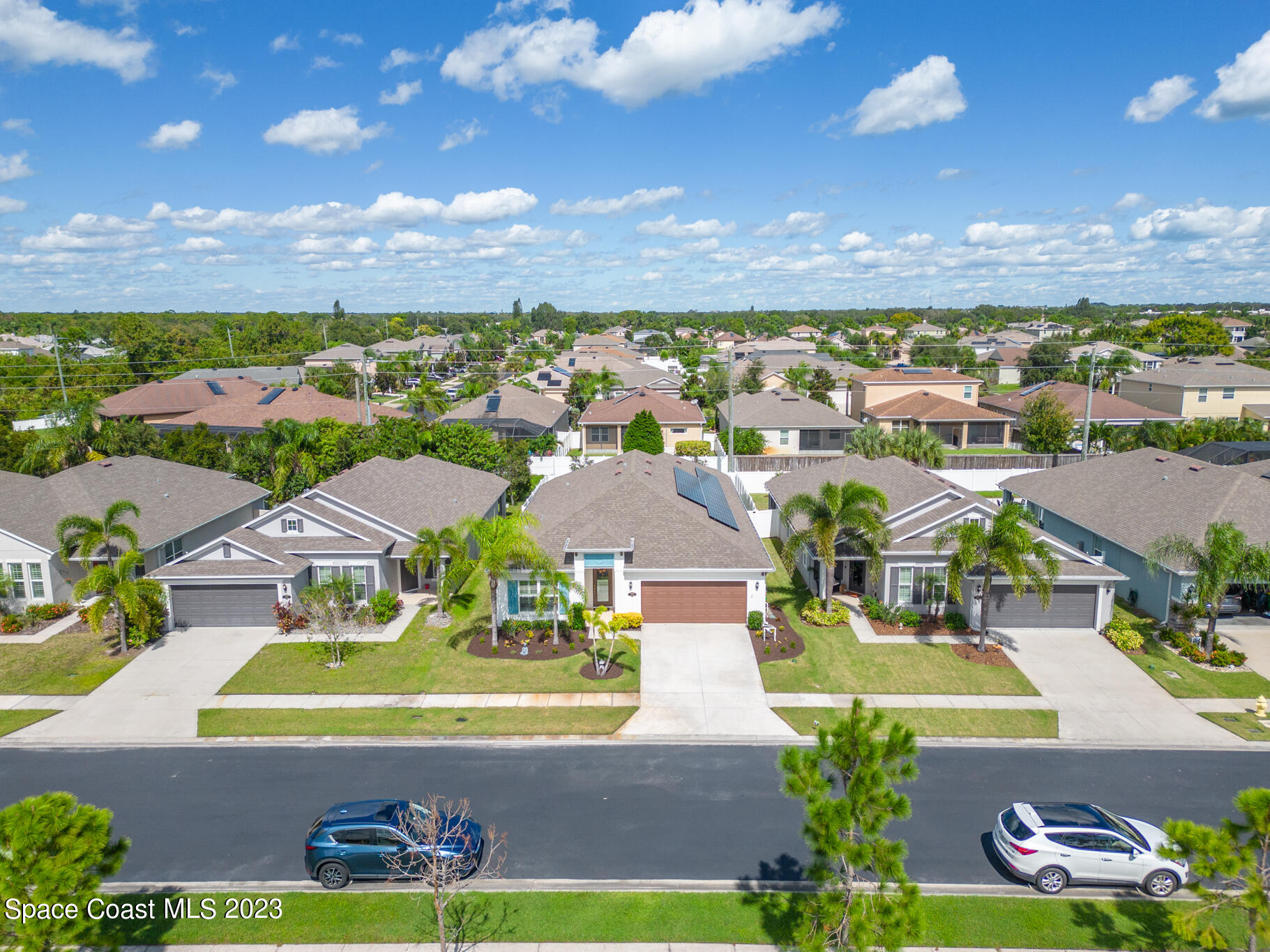 4302 Ruthann Circle Melbourne, FL 32934 - Photo 40 of 45 a view of a city with an ocean view