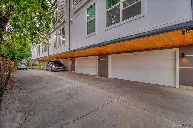 a car parked in front of a building