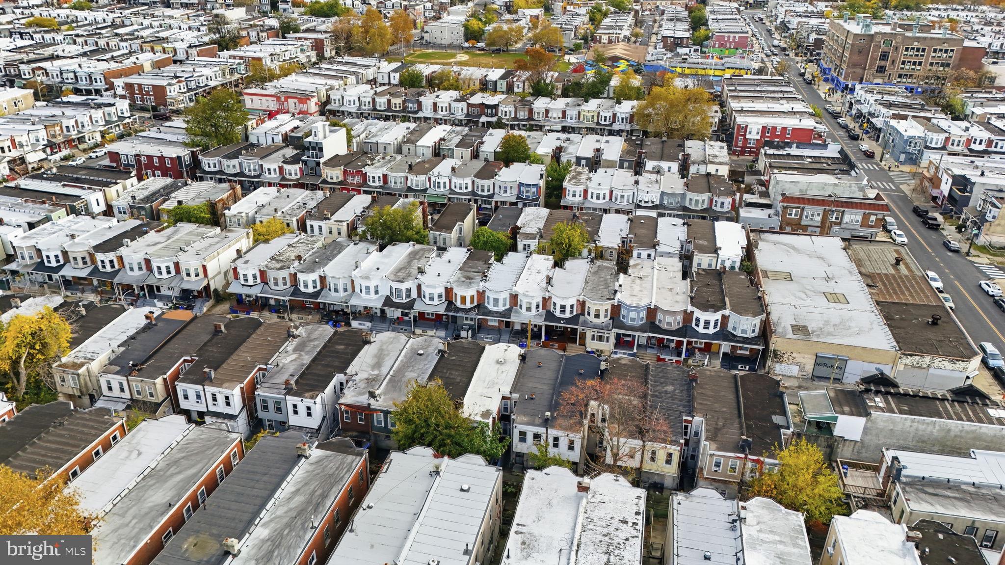 5542 Pemberton Street Philadelphia, PA 19143 - Photo 18 of 22 an aerial view of a city with lots of residential buildings