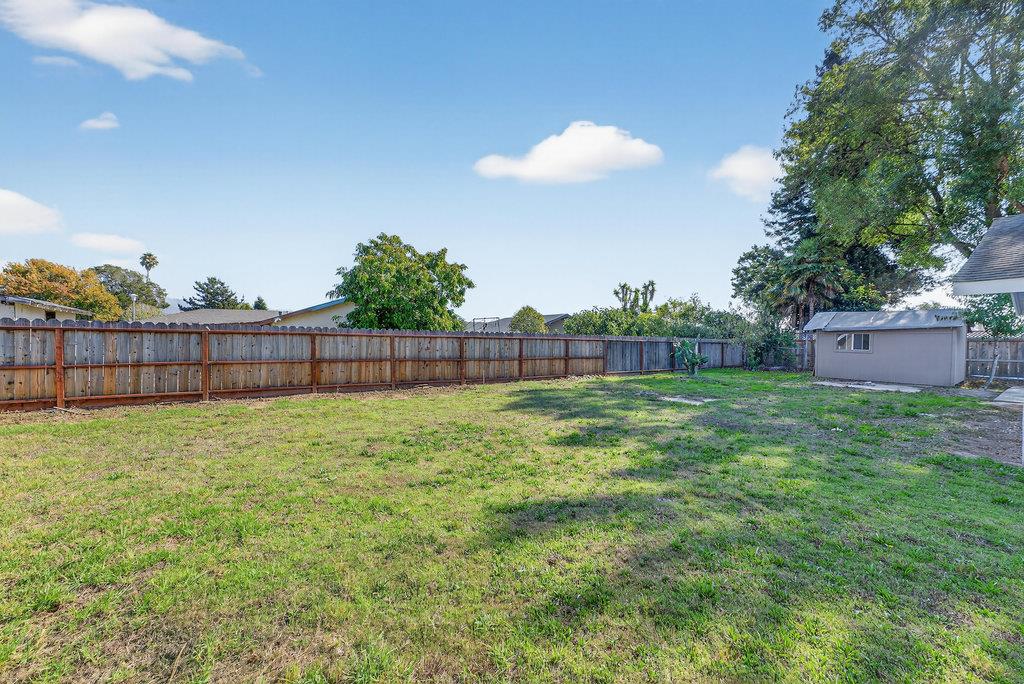 136 Lester Court Watsonville, CA 95076 - Photo 24 of 32 a view of a yard with a trampoline