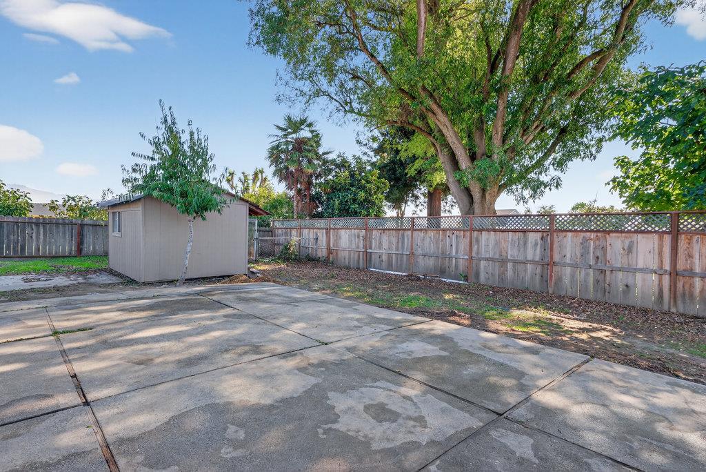 136 Lester Court Watsonville, CA 95076 - Photo 29 of 32 a view of backyard with wooden fence and trees
