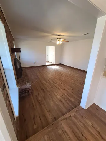 wooden floor in an empty room