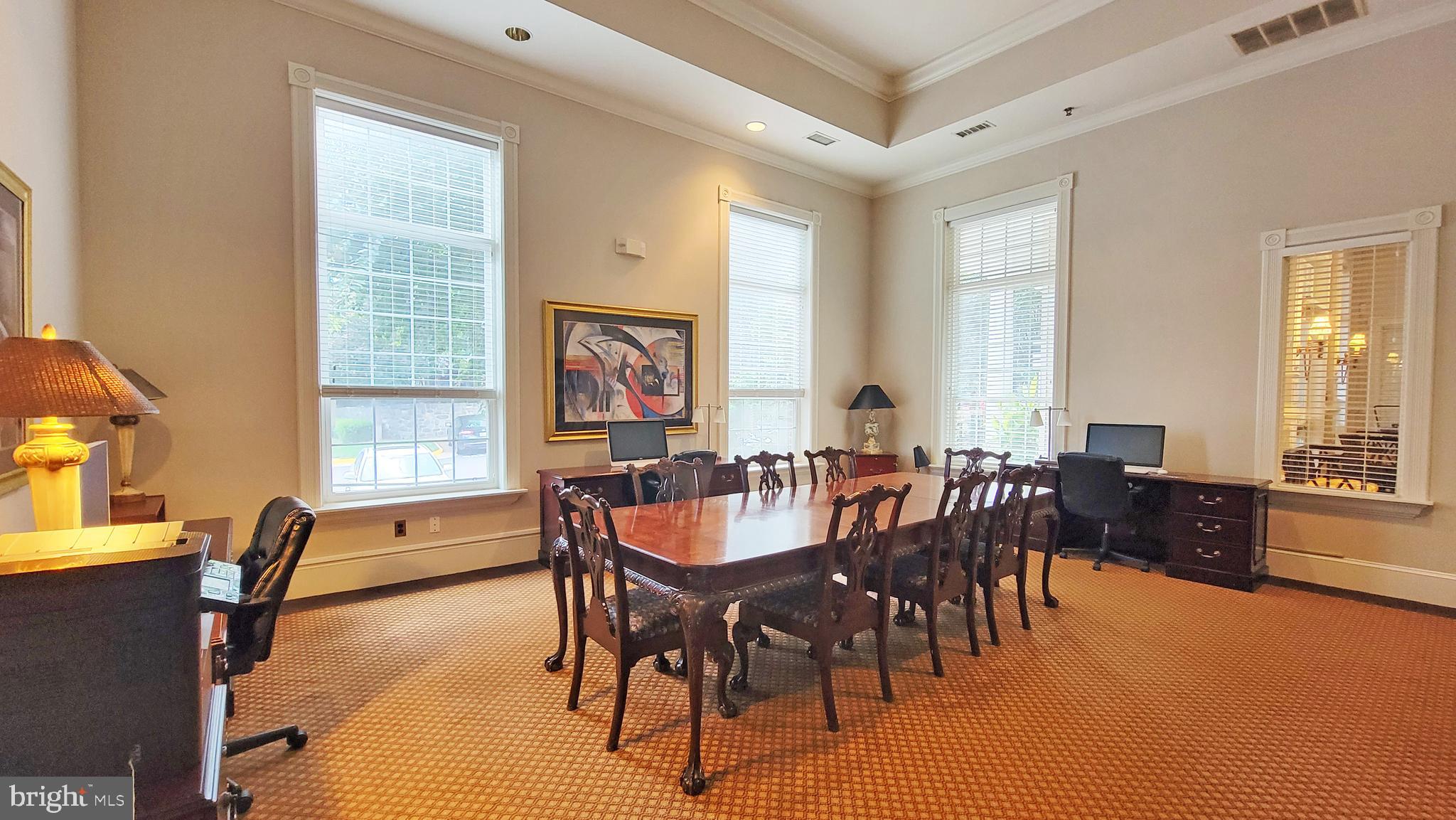 1591 Spring Gate Dr., Unit 3315 McLean, VA 22102 - Photo 44 of 69 ATTRACTIVE CLUBHOUSE BUSINESS CENTER