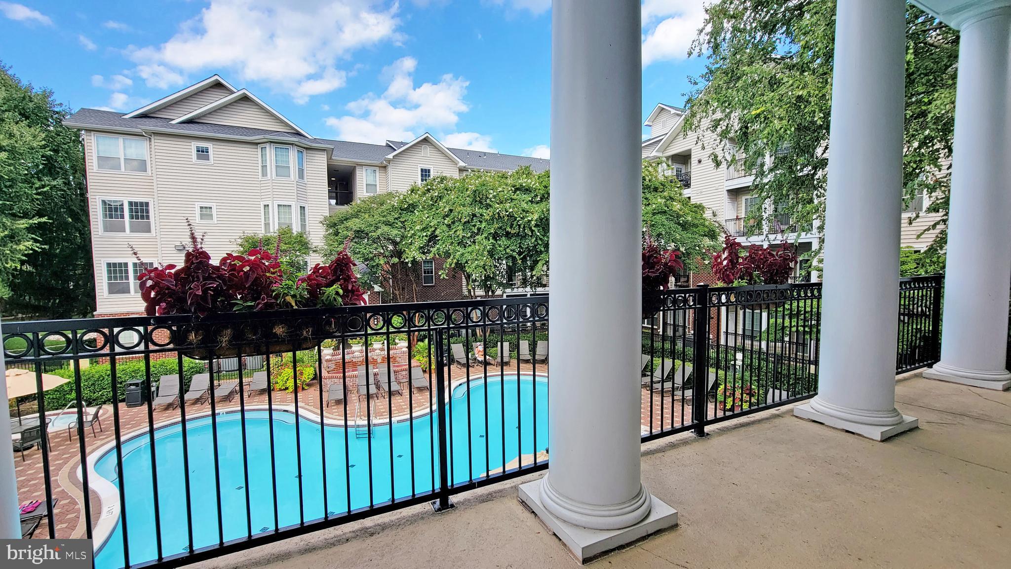 1591 Spring Gate Dr., Unit 3315 McLean, VA 22102 - Photo 46 of 69 RELAX ON THE CLUBHOUSE BALCONY