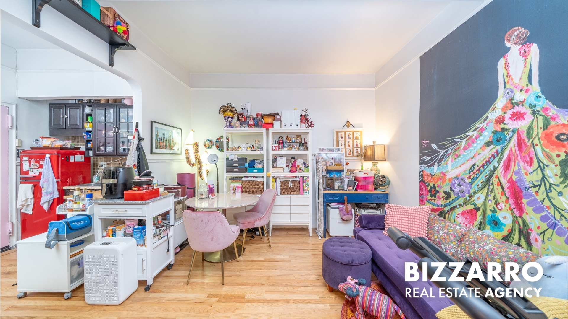 720 Fort Washington Avenue, Unit A Manhattan, NY 10040 - Photo 2 of 17 a reading room with furniture and wooden floor