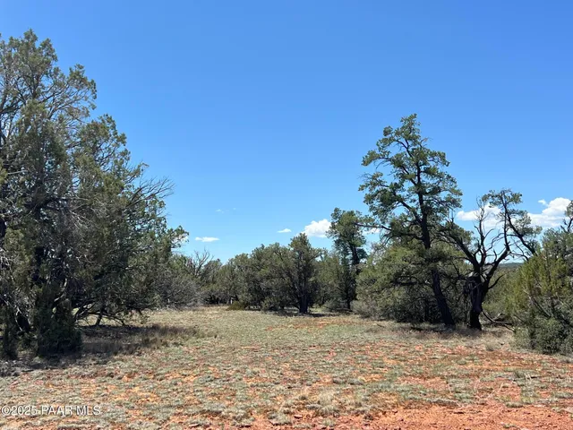 a view of an outdoor space with mountain view