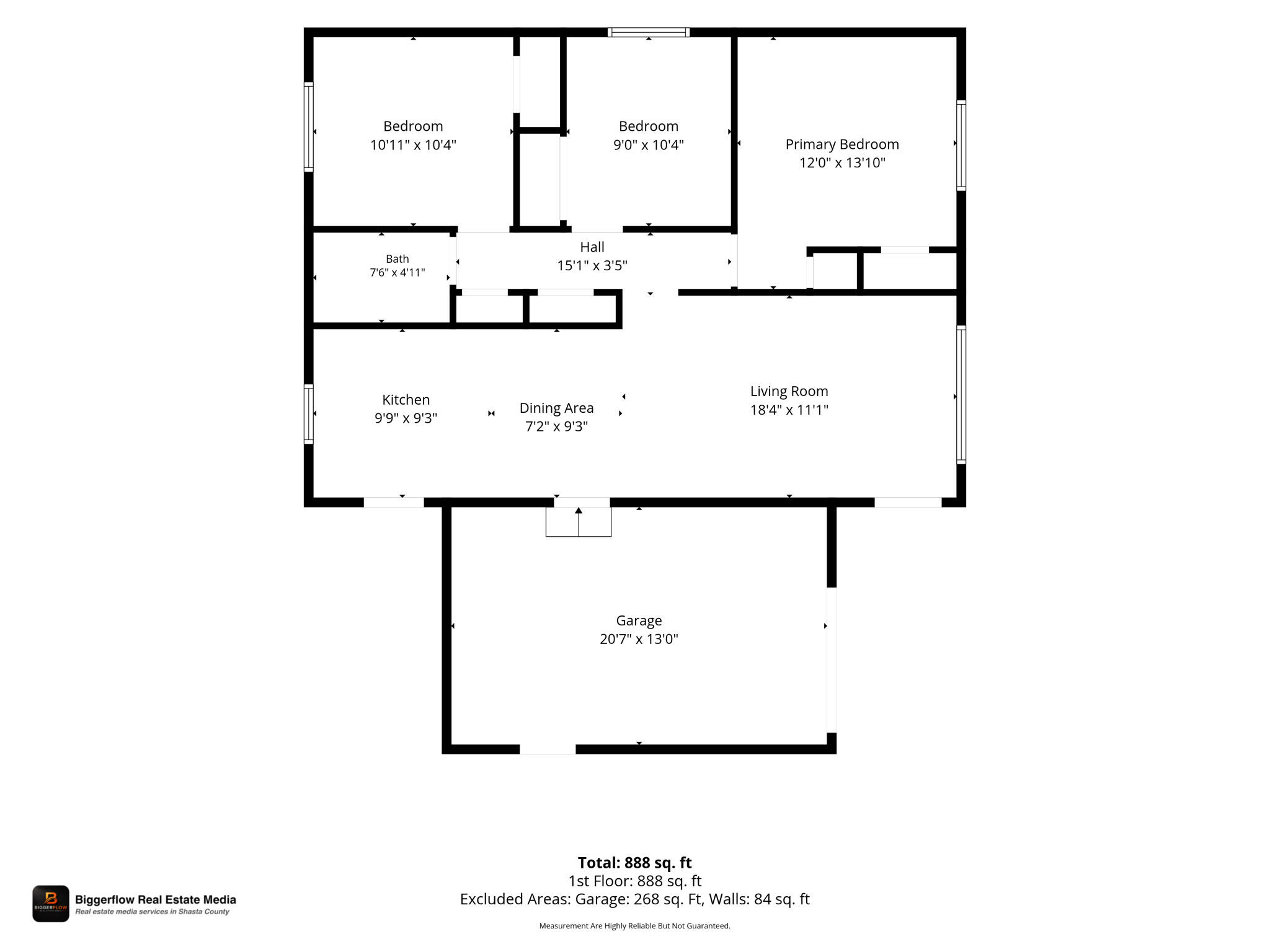 3923 Meteor Street Redding, CA 96002 - Photo 31 of 31 Floor Plan