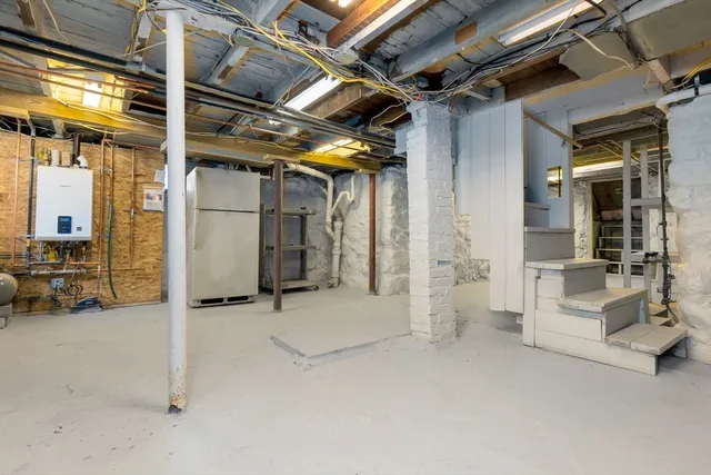 a view of storage and utility room