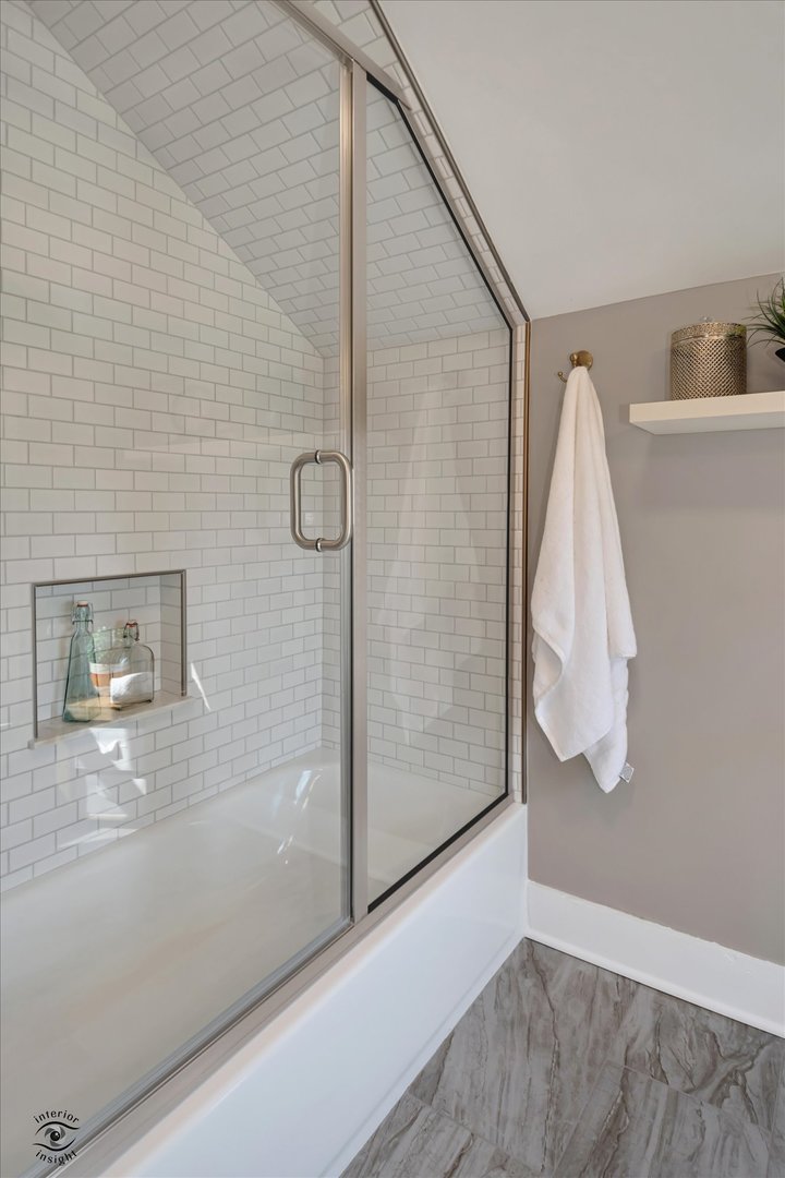 714 Gould Street Beecher, IL 60401 - Photo 26 of 29 a bathroom with a walk in shower and a tub
