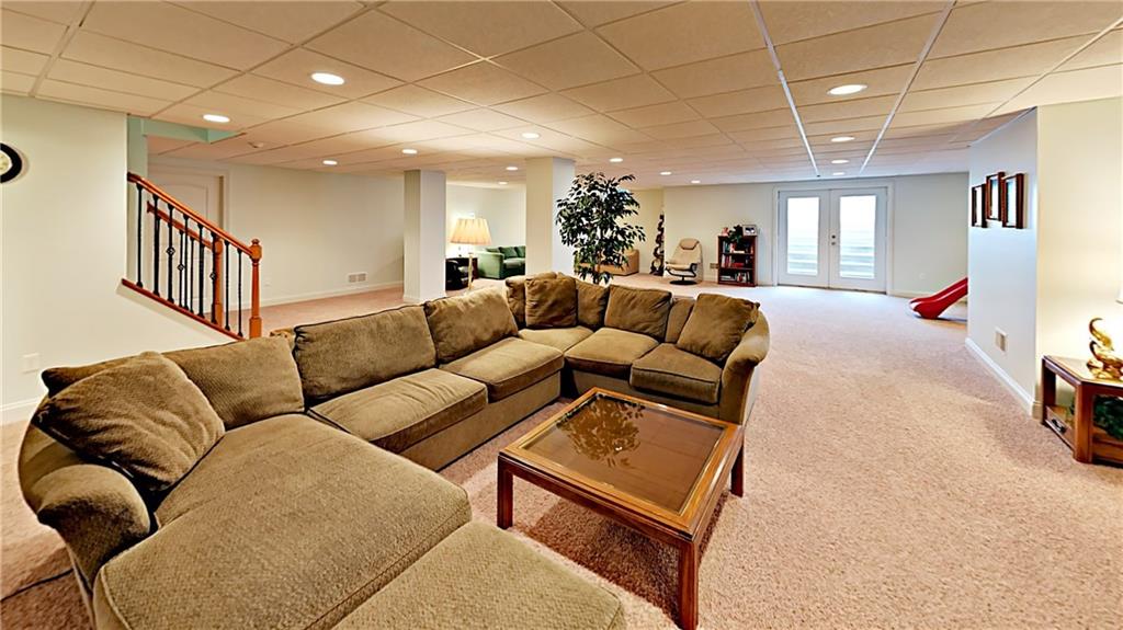 811 Mt Pleasant Road Mars, PA 16046 - Photo 20 of 25 a living room with furniture and a ceiling fan