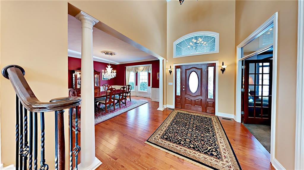 811 Mt Pleasant Road Mars, PA 16046 - Photo 3 of 25 a view of an entryway with wooden floor
