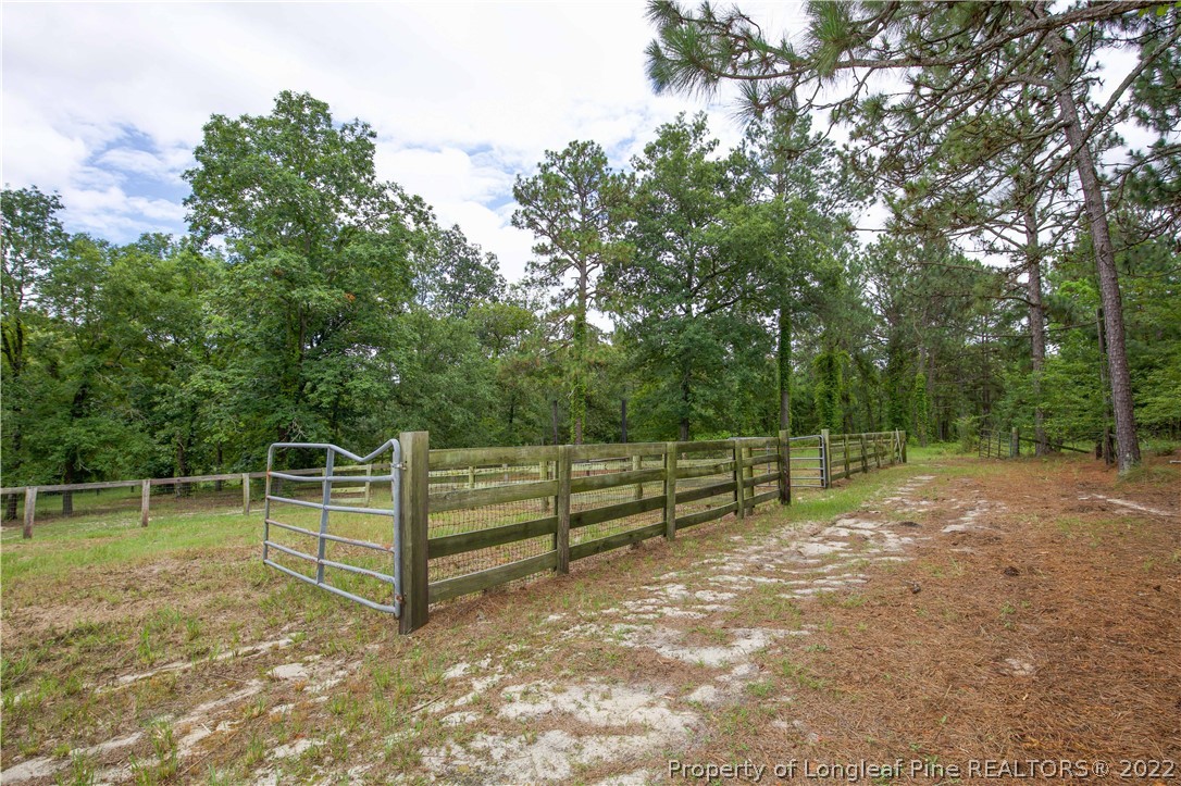 453 Heritage Farm Road Carthage, NC 28327 - Photo 45 of 50 a view of a yard with wooden fence