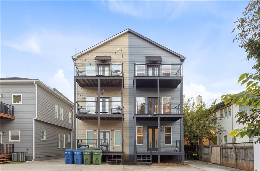 560 John Wesley Dobbs Avenue Northeast, Unit A Atlanta, GA 30312 - Photo 38 of 44 a front view of residential houses